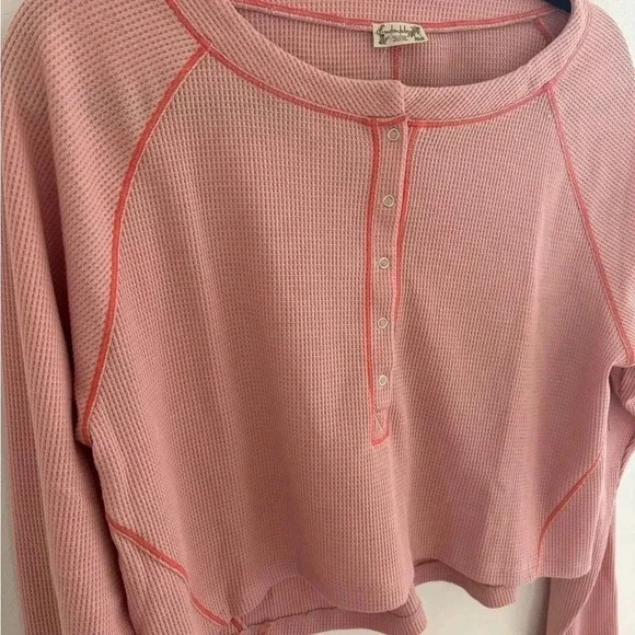 Free People Early  Night Sweater in Pink NWT - Picture 5 of 6